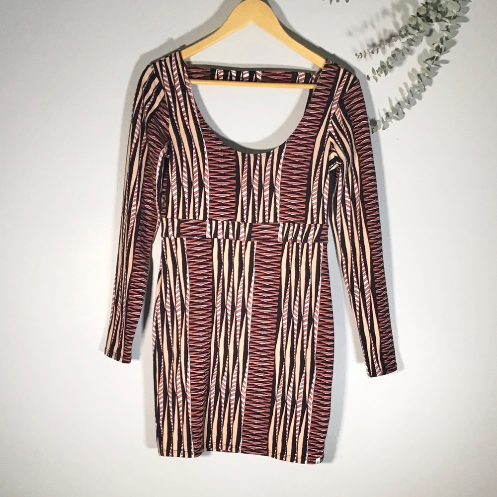 Volcom Day off Bodycon Printed Dress S/P/10